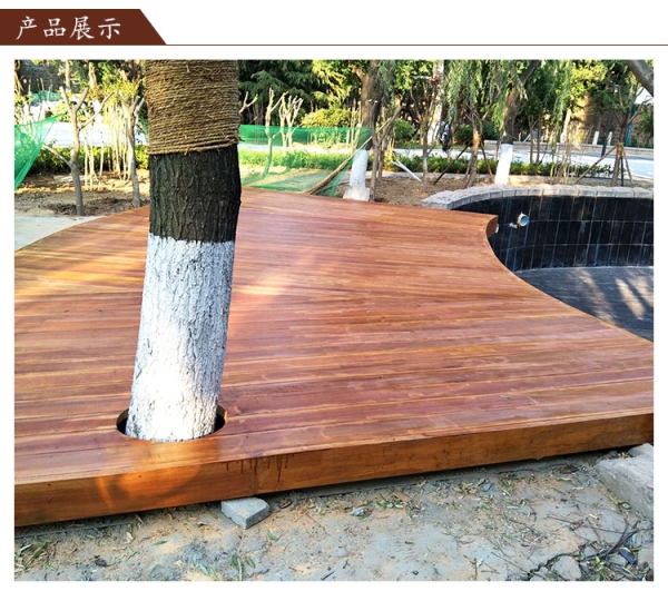 胶南木塑地板树池