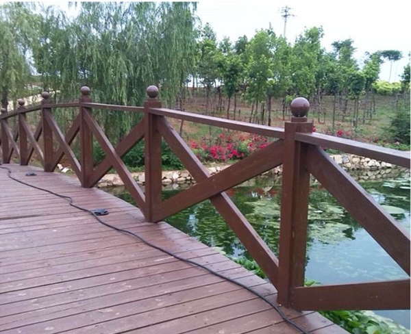 胶南木塑拱桥