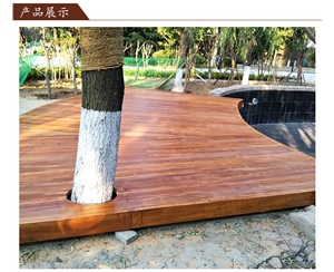 胶南木塑地板树池