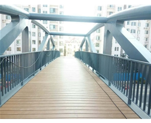 胶南天桥通道木塑地板